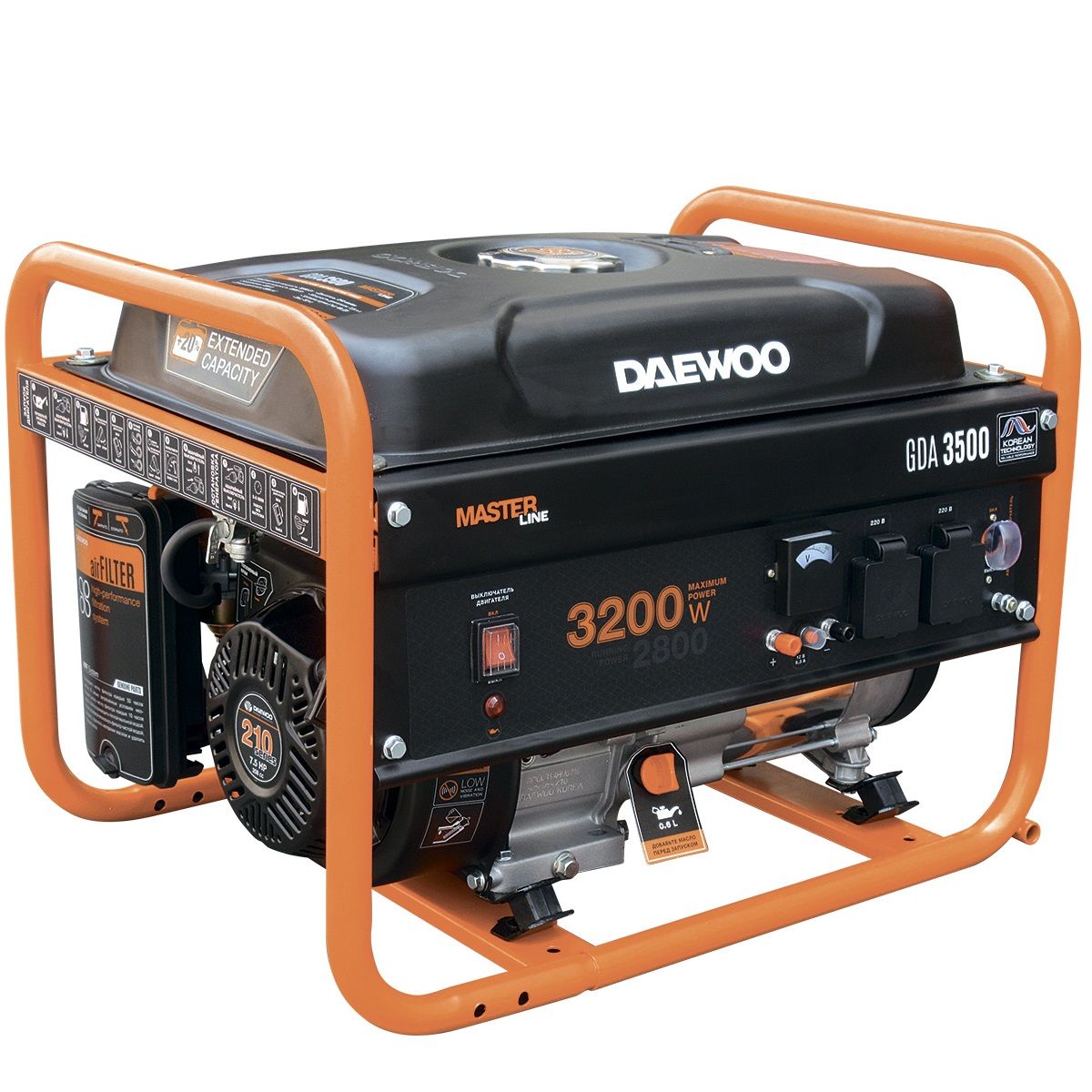 Бензиновый генератор DAEWOO GDA 3500, цена с фото, отзывы .
